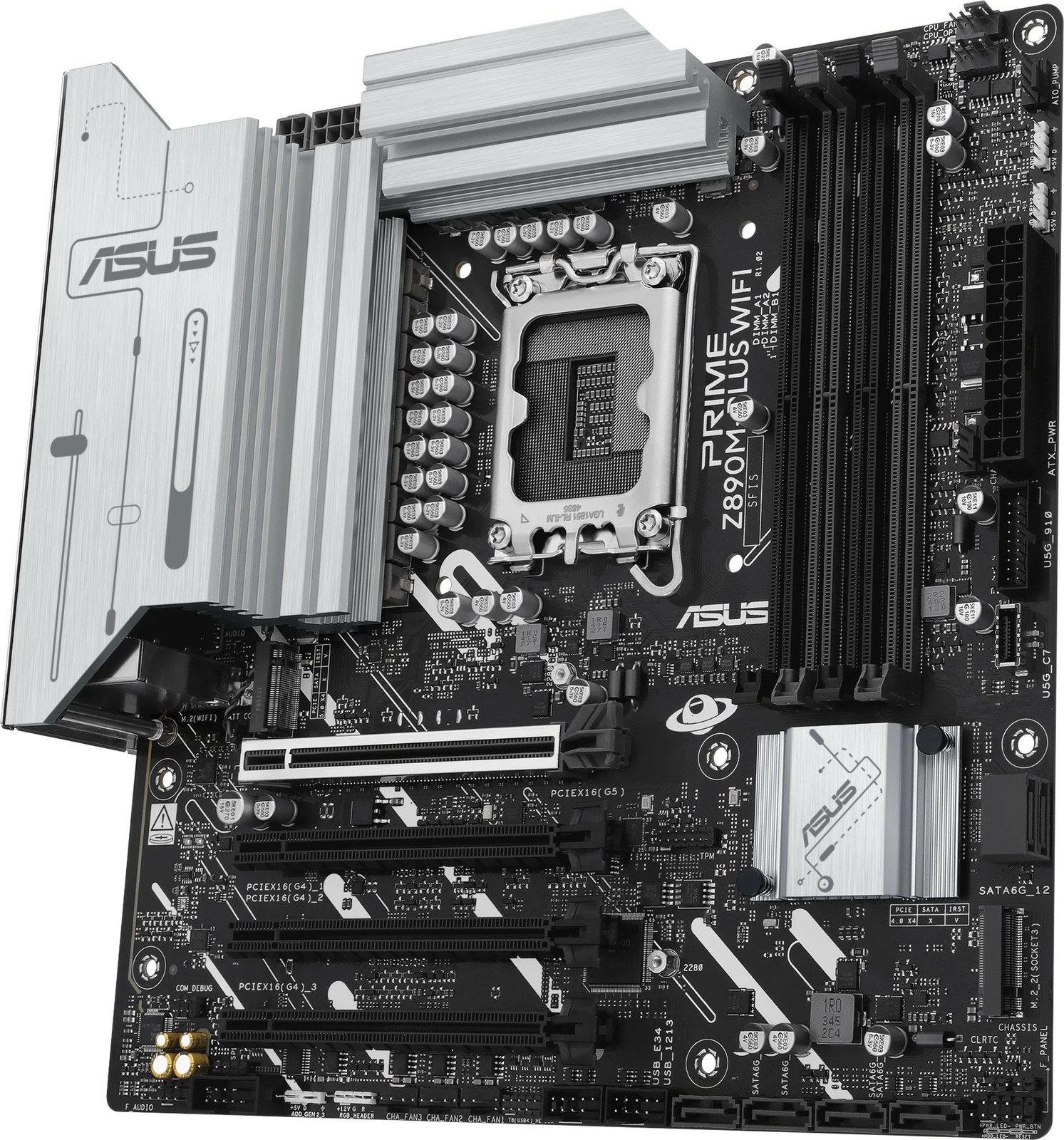 Pllakë amë ASUS PRIME Z890M-PLUS WIFI, Intel, LGA 1851, DDR5, 192 GB Pllakë amë ASUS PRIME Z890M-PLUS WIFI, Intel, LGA 1851, DDR5, 192 GB