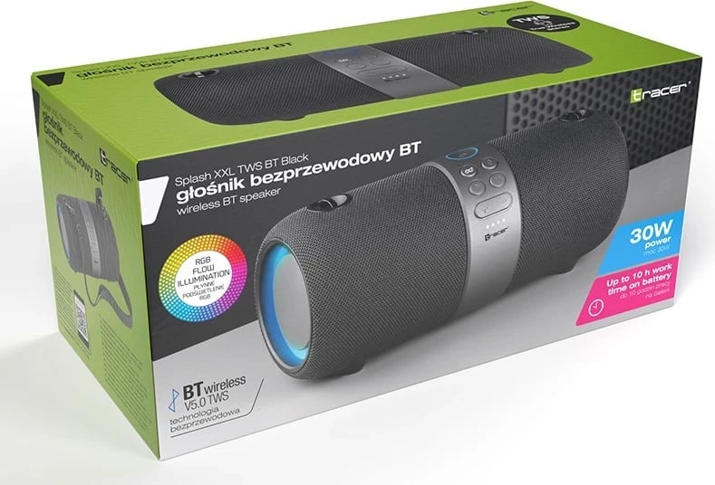 Altoparlant portativ stereo Tracer SPLASH XXL, Zi, 30 W