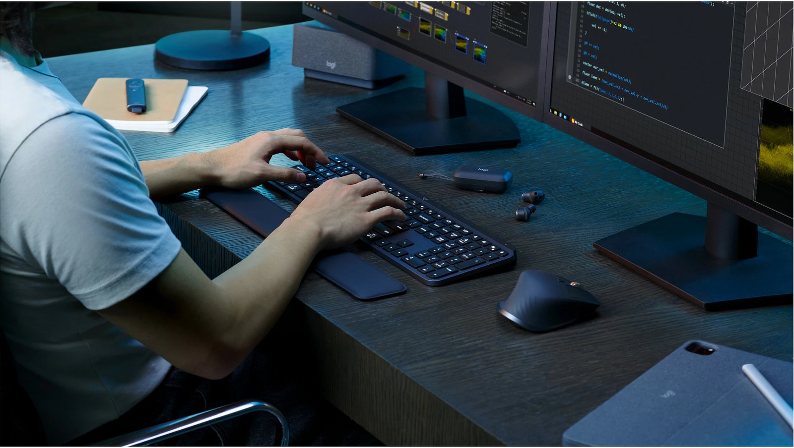 Tastierë Logitech MX Keys S, wireless, QWERTZ, LED, grafit