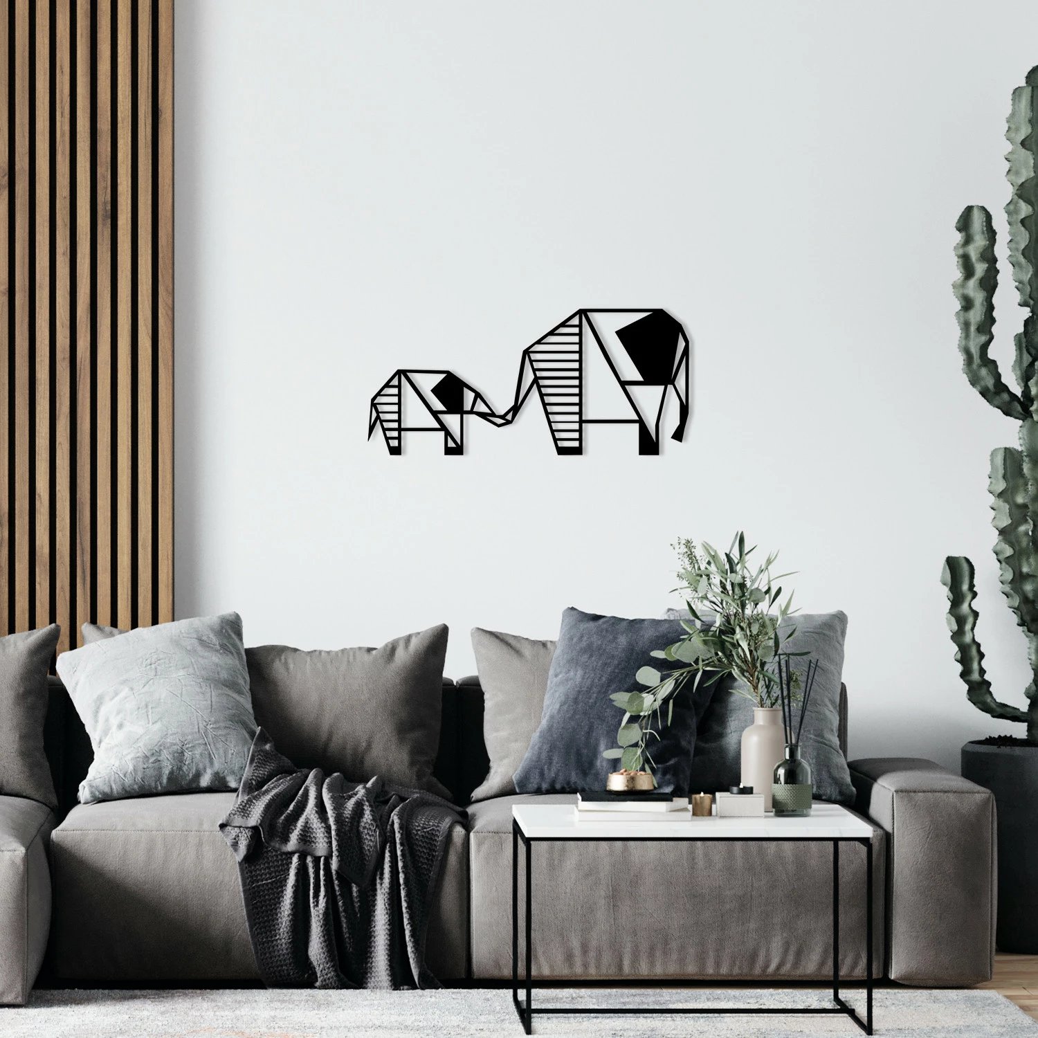 Aksesor dekorativ metalik për mur, Wallity, dekor murale metalike