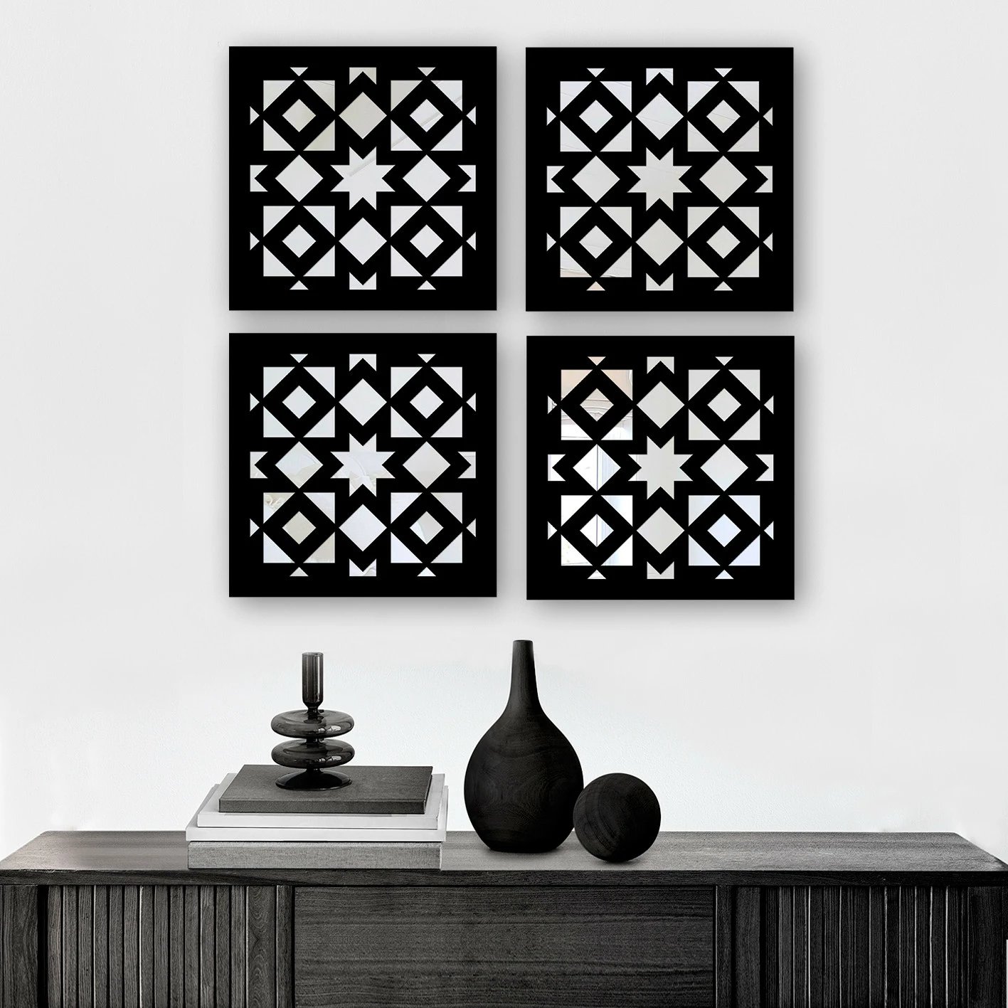 Set pasqyrash (4 copë), Wallity, SYH15088400391