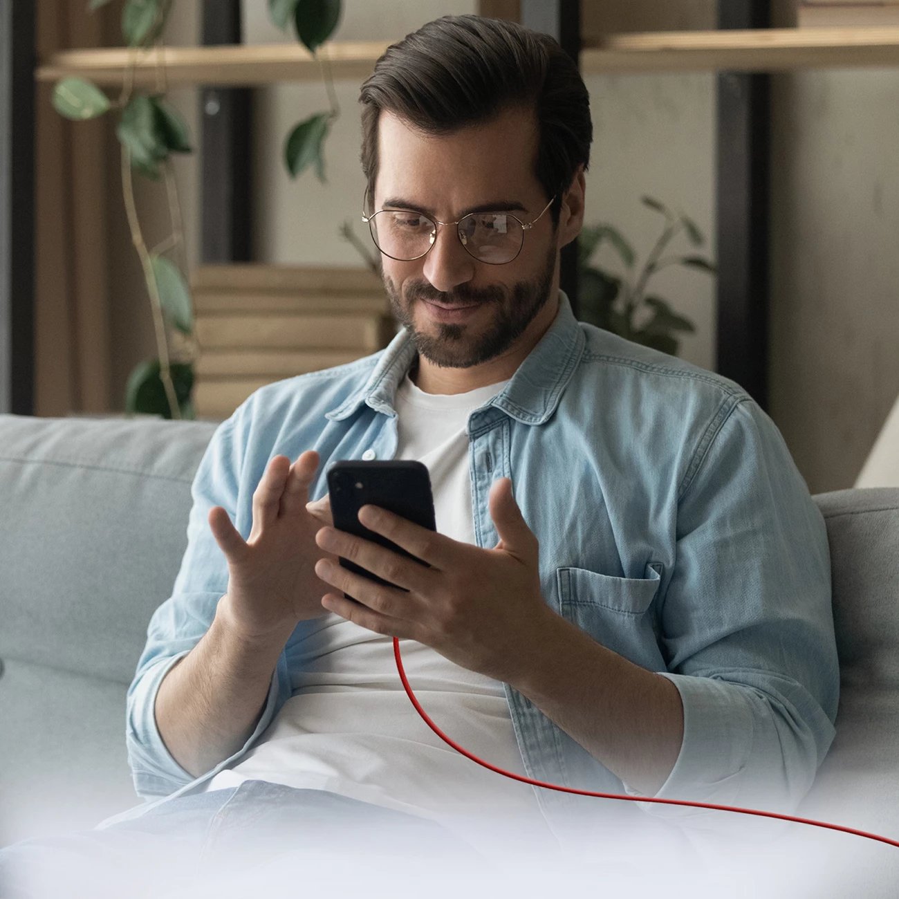 Kabllo USB-C në USB-C SBS TECABLETISSUETCCR, 1.5m, 60W, e kuqe Kabllo USB-C në USB-C SBS TECABLETISSUETCCR, 1.5m, 60W, e kuqe