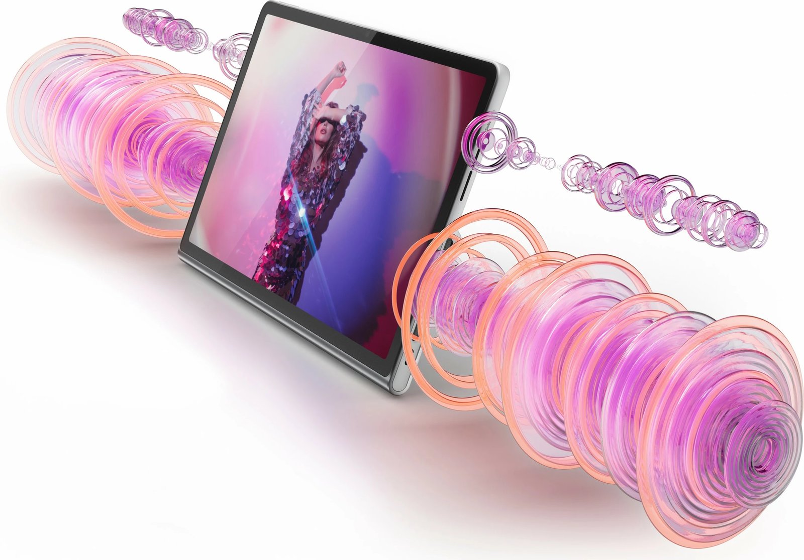 Tablet Lenovo Tab Plus 8GB 128GB luna grey me mbështjellës Tablet Lenovo Tab Plus 8GB 128GB luna grey me mbështjellës