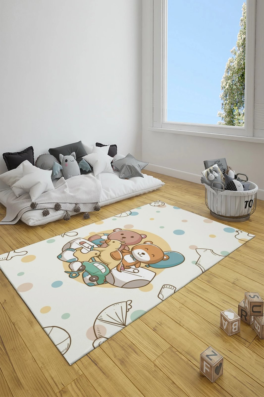 Qilim multingjyrësh për fëmijë, 80x150cm, Conceptum Hypnose, CT-3065