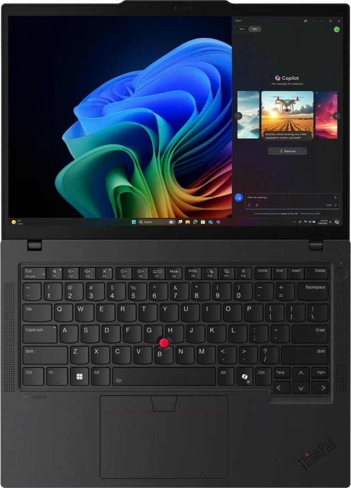 Ultrabook Lenovo ThinkPad T14 Gen 6, 14", Intel Core Ultra 7 258V, 32 GB RAM, 1 TB SSD, Windows 11 Pro, E zezë Ultrabook Lenovo ThinkPad T14 Gen 6, 14", Intel Core Ultra 7 258V, 32 GB RAM, 1 TB SSD, Windows 11 Pro, E zezë