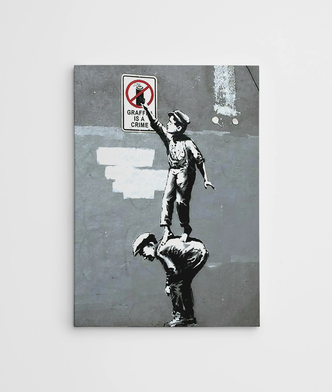 Pikturë dekorative në kanavacë, Banksy, shumëngjyrëshe, WY31, 50x70cm