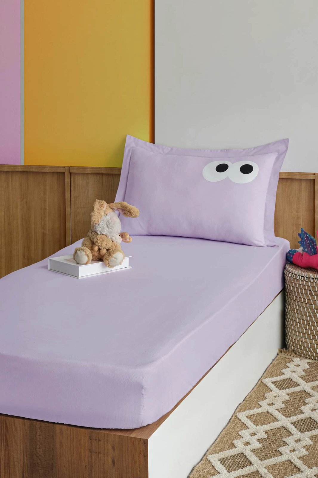 Set çarçafësh për një person, Funny, ngjyrë lejla