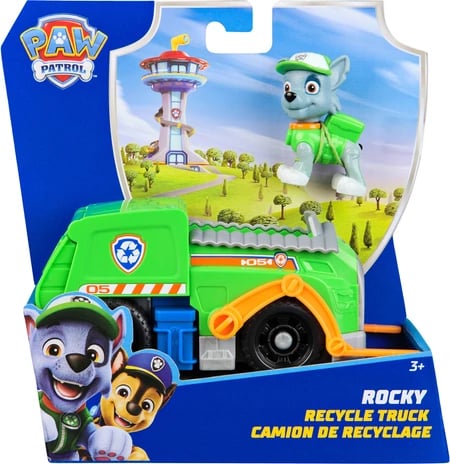 Paw Patrol Rocky&apos;s Recycle Truck Vehicle and Figure