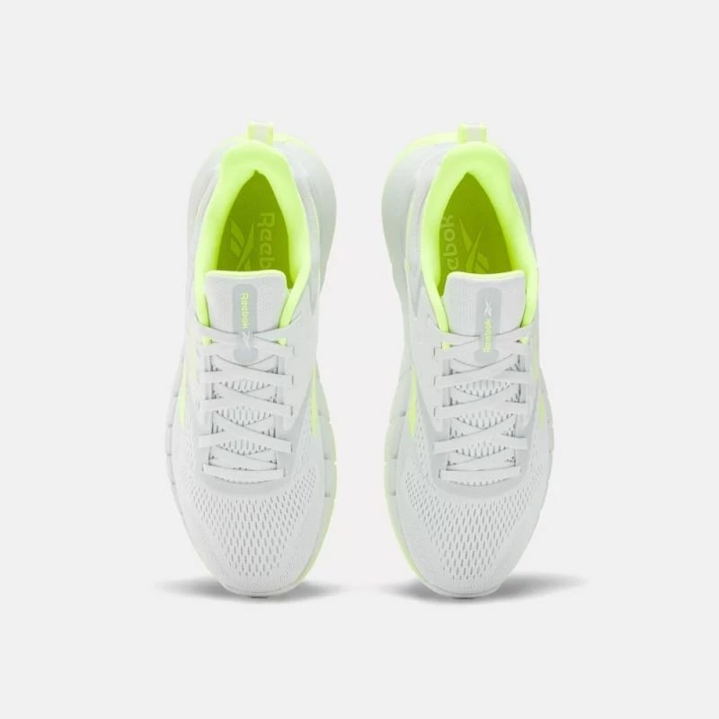 Atlete për meshkuj Reebok, të bardha dhe të verdha