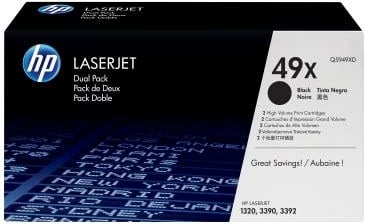 Toner, HP, 49X (Q5949XD), rendiment i lartë, paketë dyshe, e zezë