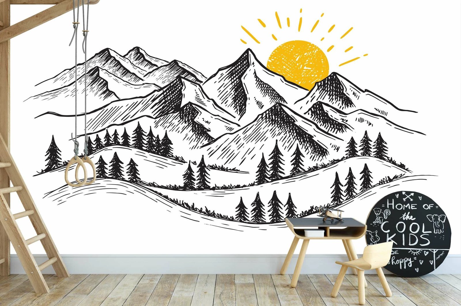 Murale muri Wallity, MDK-00110, 300x270 cm