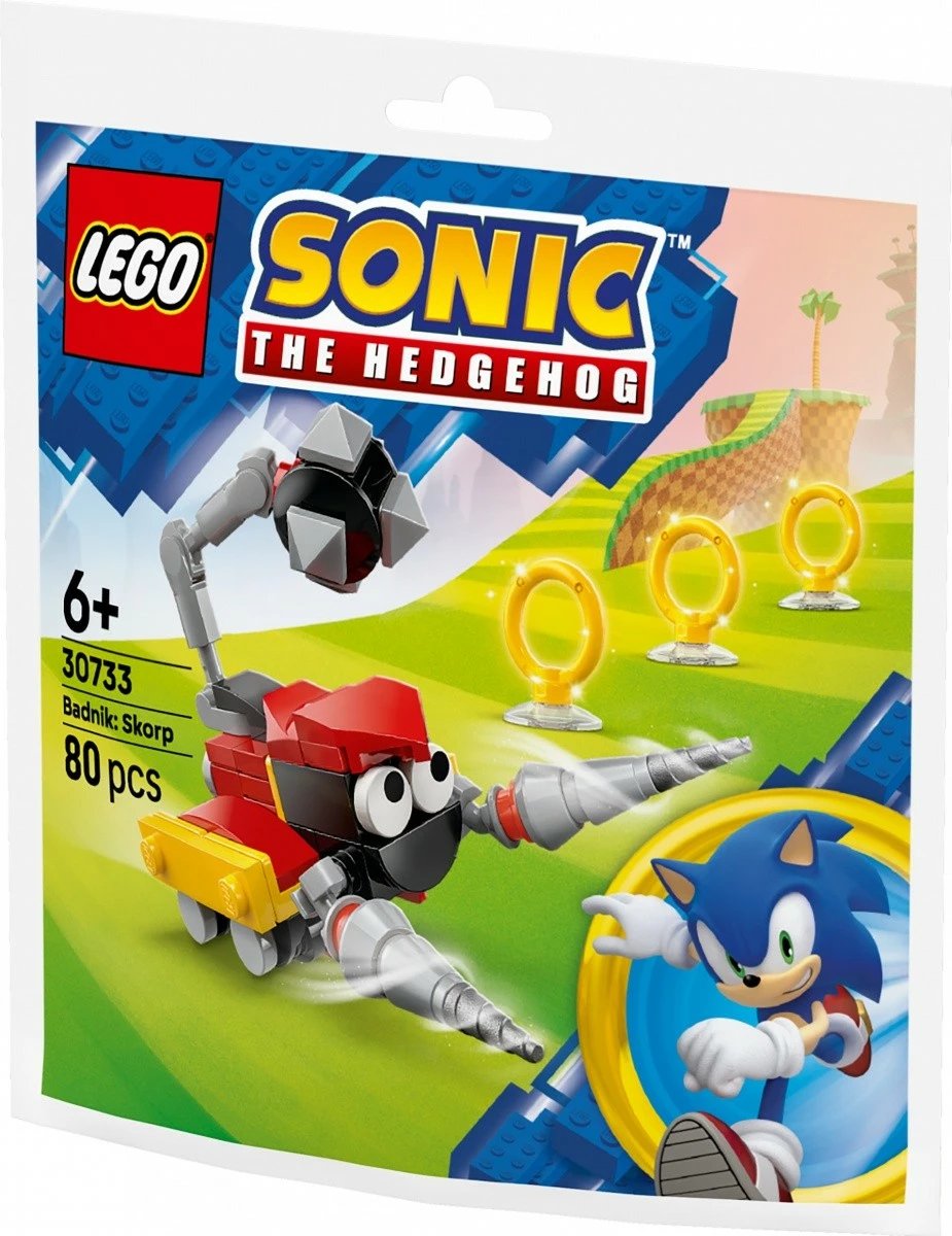 Set ndërtimi LEGO Sonic the Hedgehog 30733 Badnik: Skorp, 80 pjesë, 6+