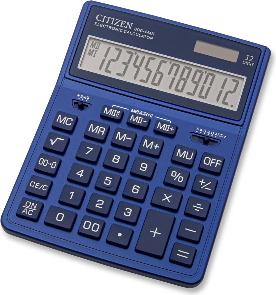 Kalkulator Citizen SDC-444XRGNE , i kaltër