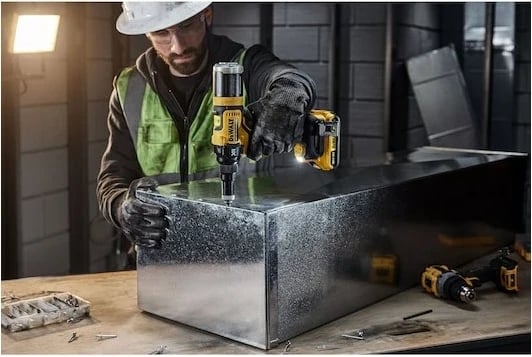 Makineri për nite DeWALT DCF403NT-XJ, 18V, 1.6 kg, Alumini, Zezë/Verdhë