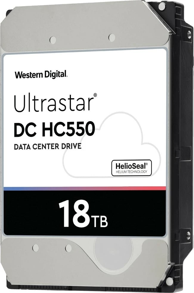 Hard disk Western Digital Ultrastar DC HC550, 18 TB, 7200 RPM, 512 MB, 3.5", Serial ATA III