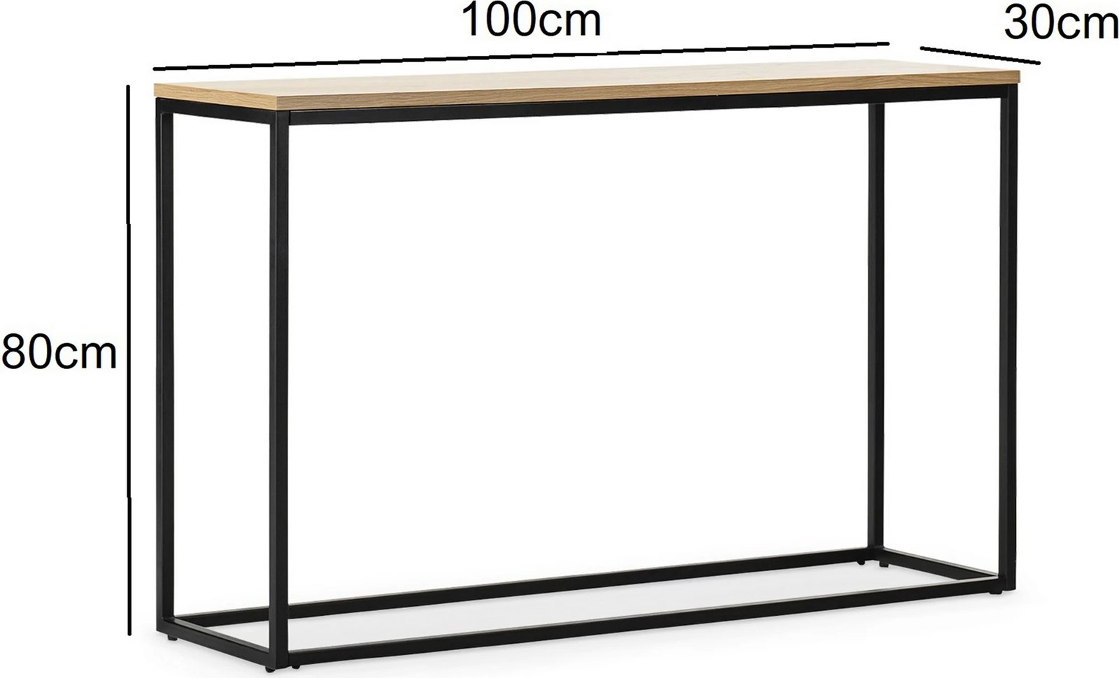 Bufe Artur, ngjyrë e zezë dhe lis, Skye Decor