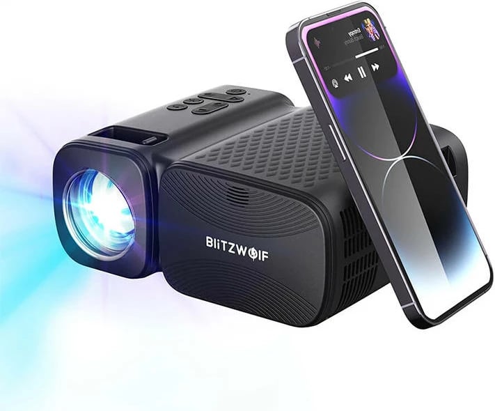 Projektor BlitzWolf BW-V3 Mini, Wi-Fi + Bluetooth, i zi