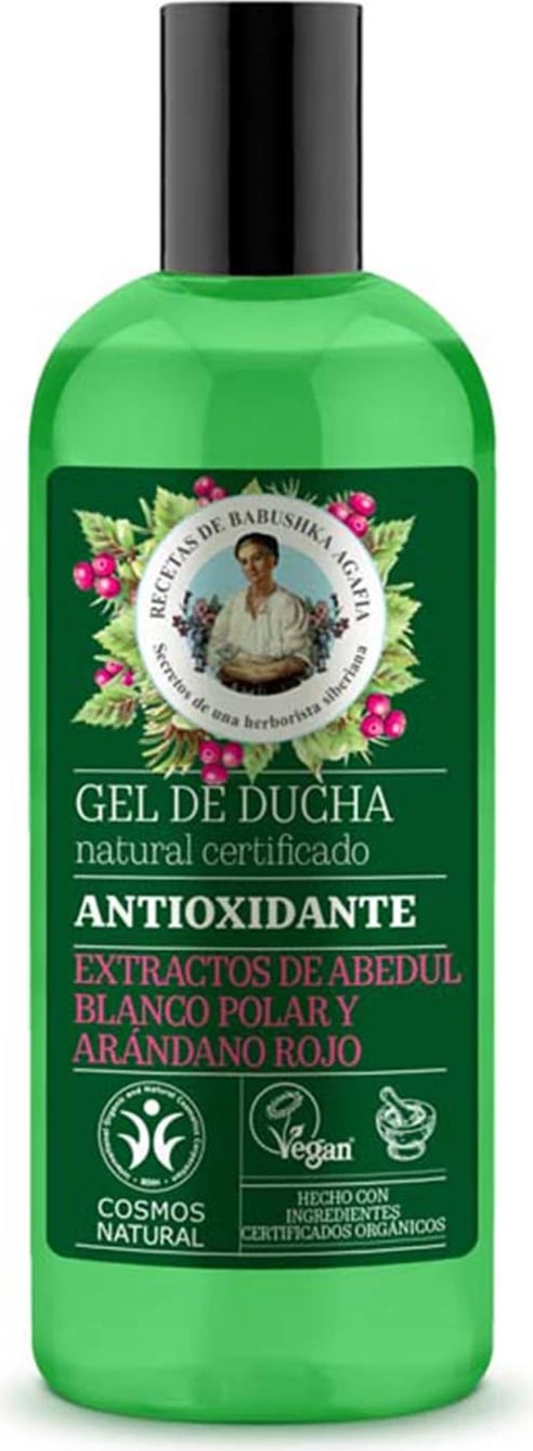 Xhel dushi Green Agafia Arandano Rojo unisex 260ml Xhel dushi Green Agafia Arandano Rojo unisex 260ml