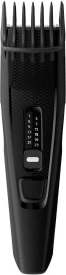 Makinë qethëse, Philips HC3510/15, 13 gjatësitë 0.5–23 mm, DualCut dhe Trim-n-Flow, me kabllo, e zezë