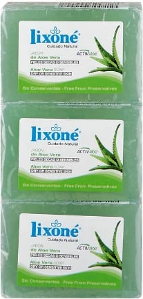 Sapun trupi unisex Lixoné Aloe Vera 3x125g