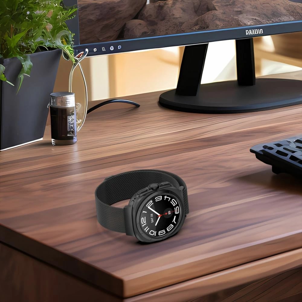 Rrip Tech-Protect MilaneseBand për Samsung Galaxy Watch Ultra 47mm, Bezhë