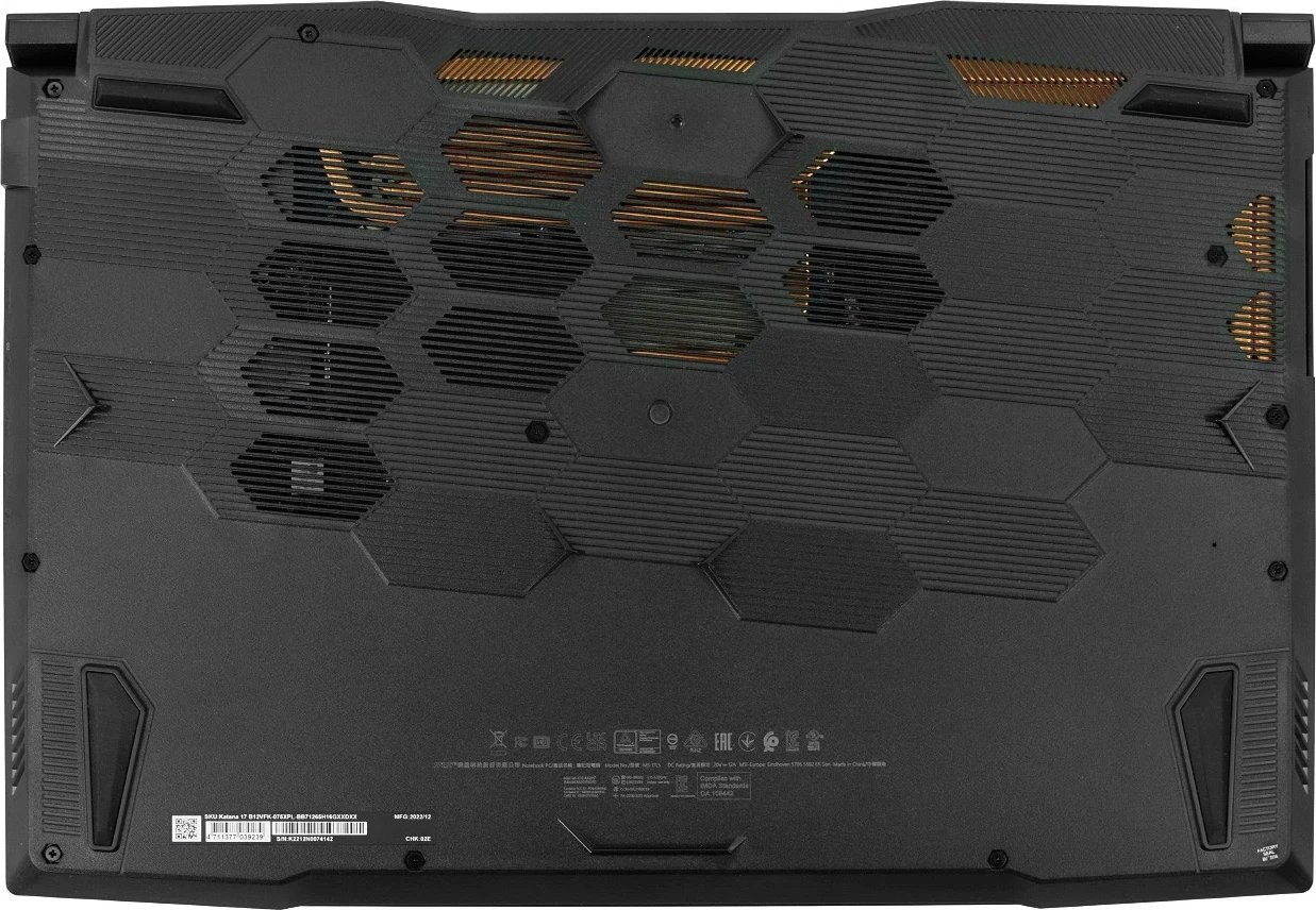 Laptop MSI Katana 17, 17,3" , Intel Core i7, 16GB RAM, 1TB SSD, NVIDIA GeForce RTX 4060 Laptop GPU, i zi Laptop MSI Katana 17, 17,3" , Intel Core i7, 16GB RAM, 1TB SSD, NVIDIA GeForce RTX 4060 Laptop GPU, i zi