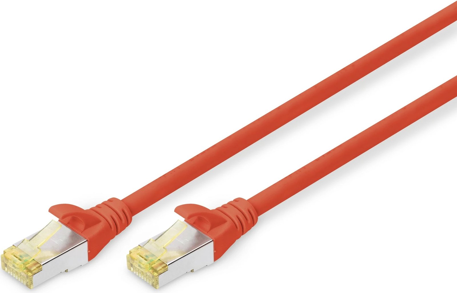 Kabllo rrjeti Digitus Cat6a S/FTP 2m, RJ-45, e kuqe