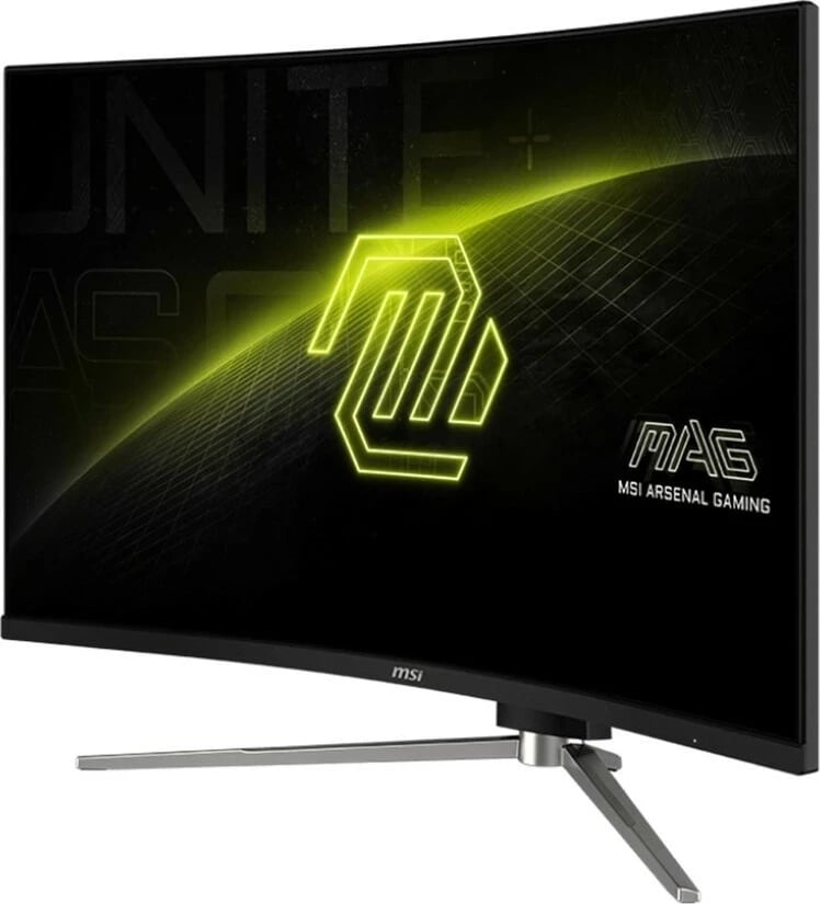 Monitor MSI MAG 325CQRXF E2, 31.5 inç, QHD, 240Hz, 0.5ms, kurriz i lakuar, zi