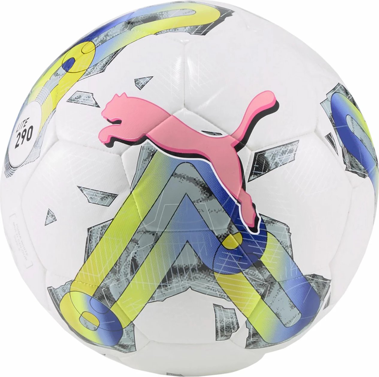 Top futbolli Puma për fëmijë, bardhë-gjelbër-rozë