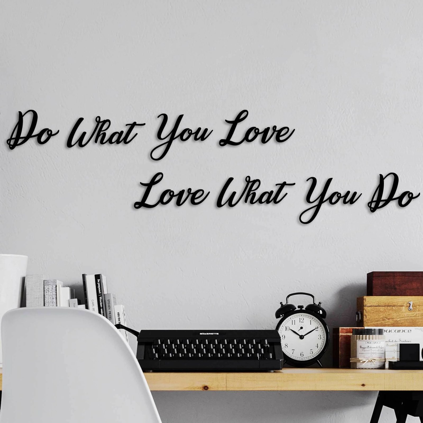 Aksesor dekorativ metalik për mur, Wallity, Do Love Love Do