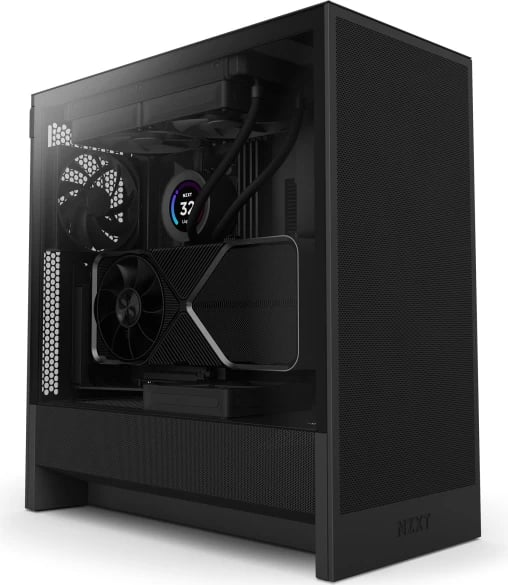 Kasë kompjuteri NZXT H5 Flow (CC-H52FB-01), e zezë