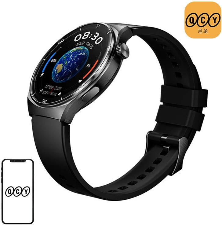 Smartwatch QCY GT2, 1.43" AMOLED, IPX7, i zi
