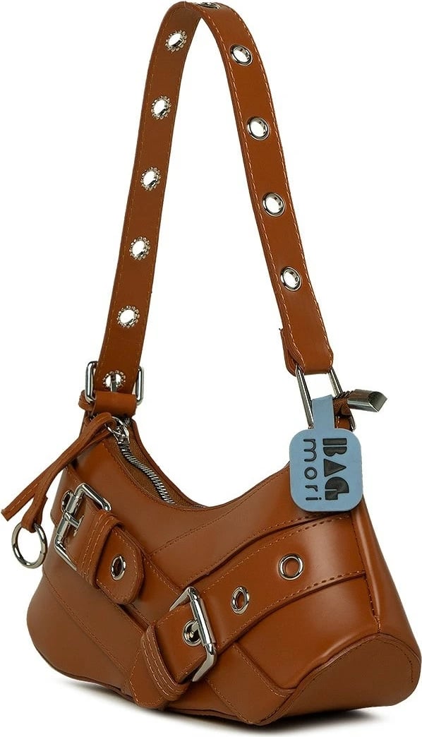 Çantë shpatulle Zoozie Bags, ngjyrë tan, M000008450