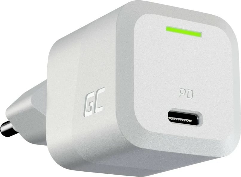 Karikues muri Green Cell PowerGaN 33W, USB-C, i bardhë