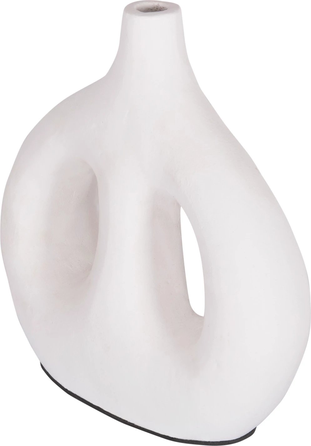 Vazo dekorative CLAYVON FH4413 terrakote, ngjyrë e bardhë, 23.5x8x24.5 cm