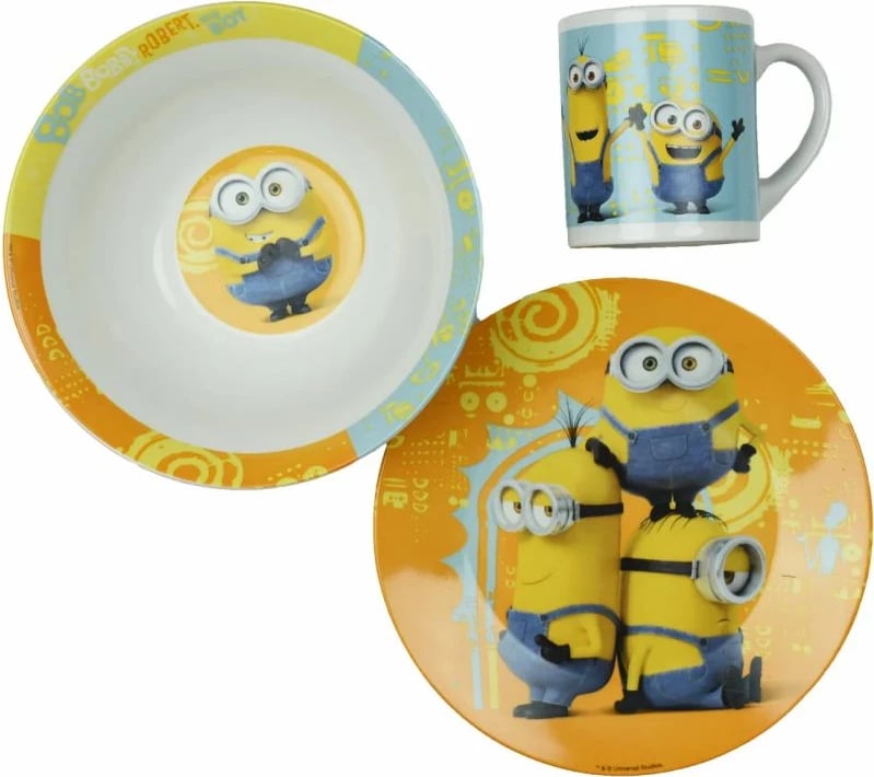 Set mëngjesi për fëmijë Yakimasport Minions, shumëngjyrësh