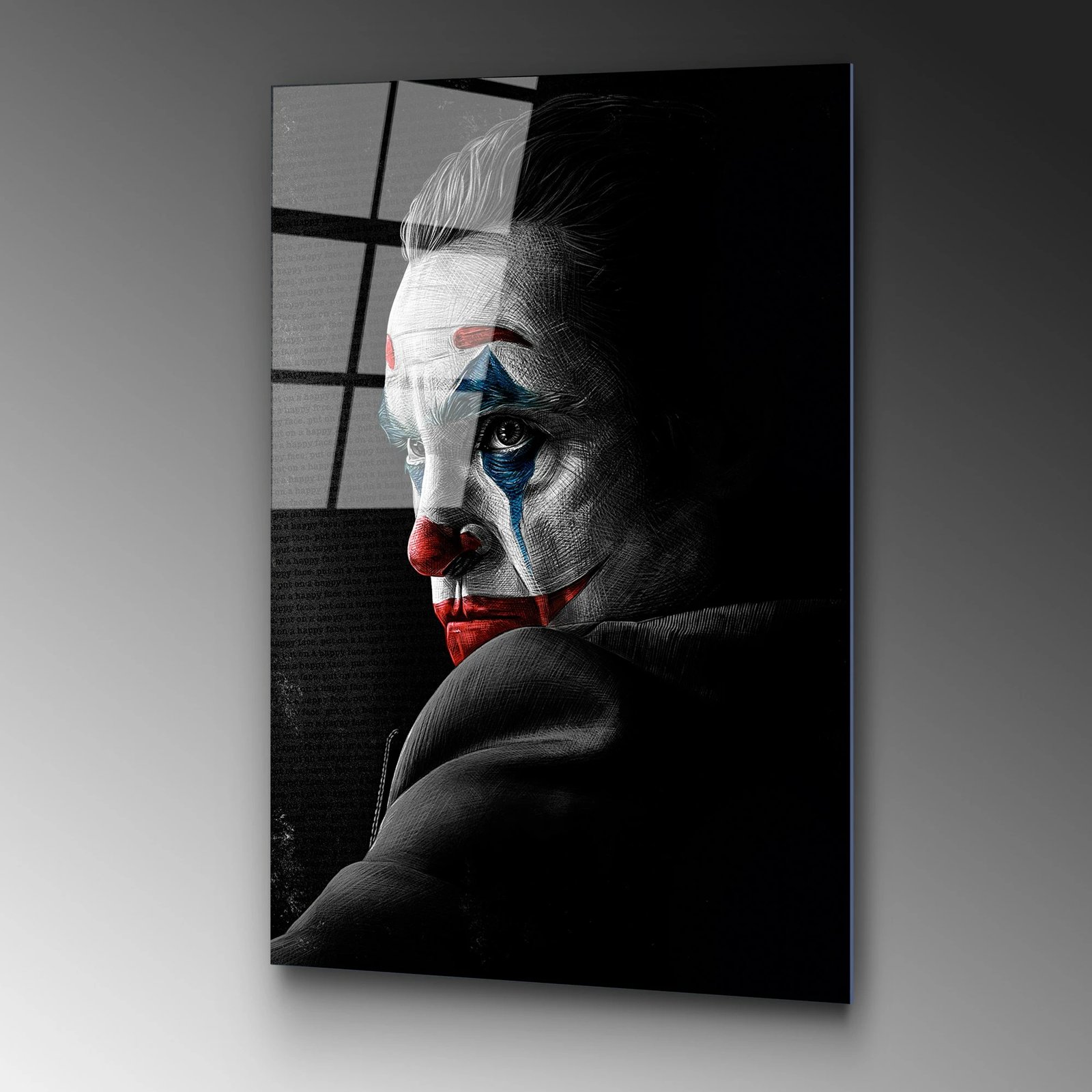 Pikturë dekorative prej xhami të temperuar, shumëngjyrëshe, Wallity UV-140, 70x100cm