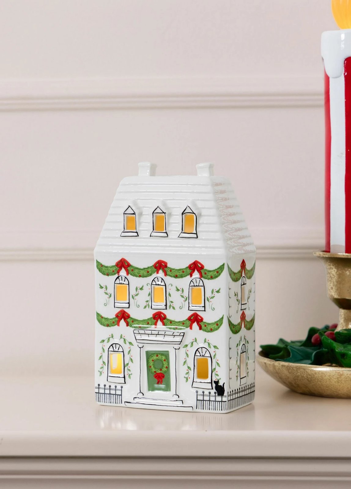 Objekt dekorativ qeramike me dritë LED, Evila Originals, SUS0224