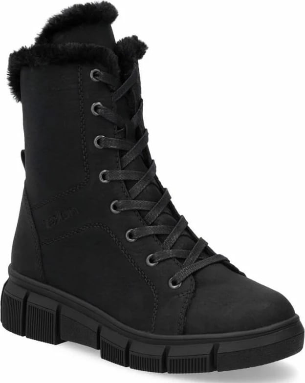 Çizme për femra Rieker, të zeza