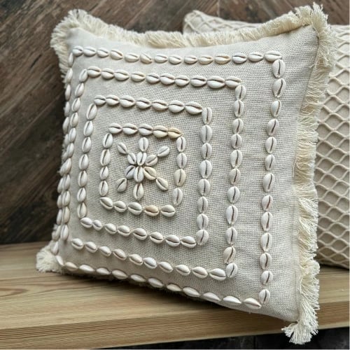 Jastëk mbulesë, ngjyrë bezhë, Evila Originals, Den002, 43x43cm