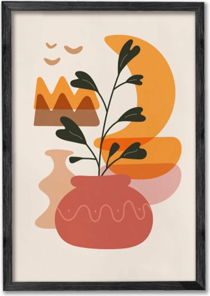 Pikturë dekorative me kornizë (3 copë), Wallity, Ersy3Syhcrv20