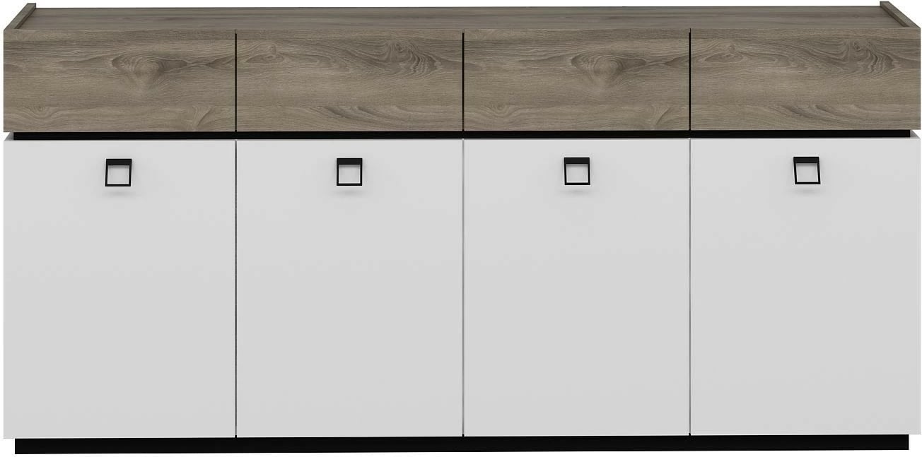 Konsol Skye Decor, Zara, e bardhë, e zezë