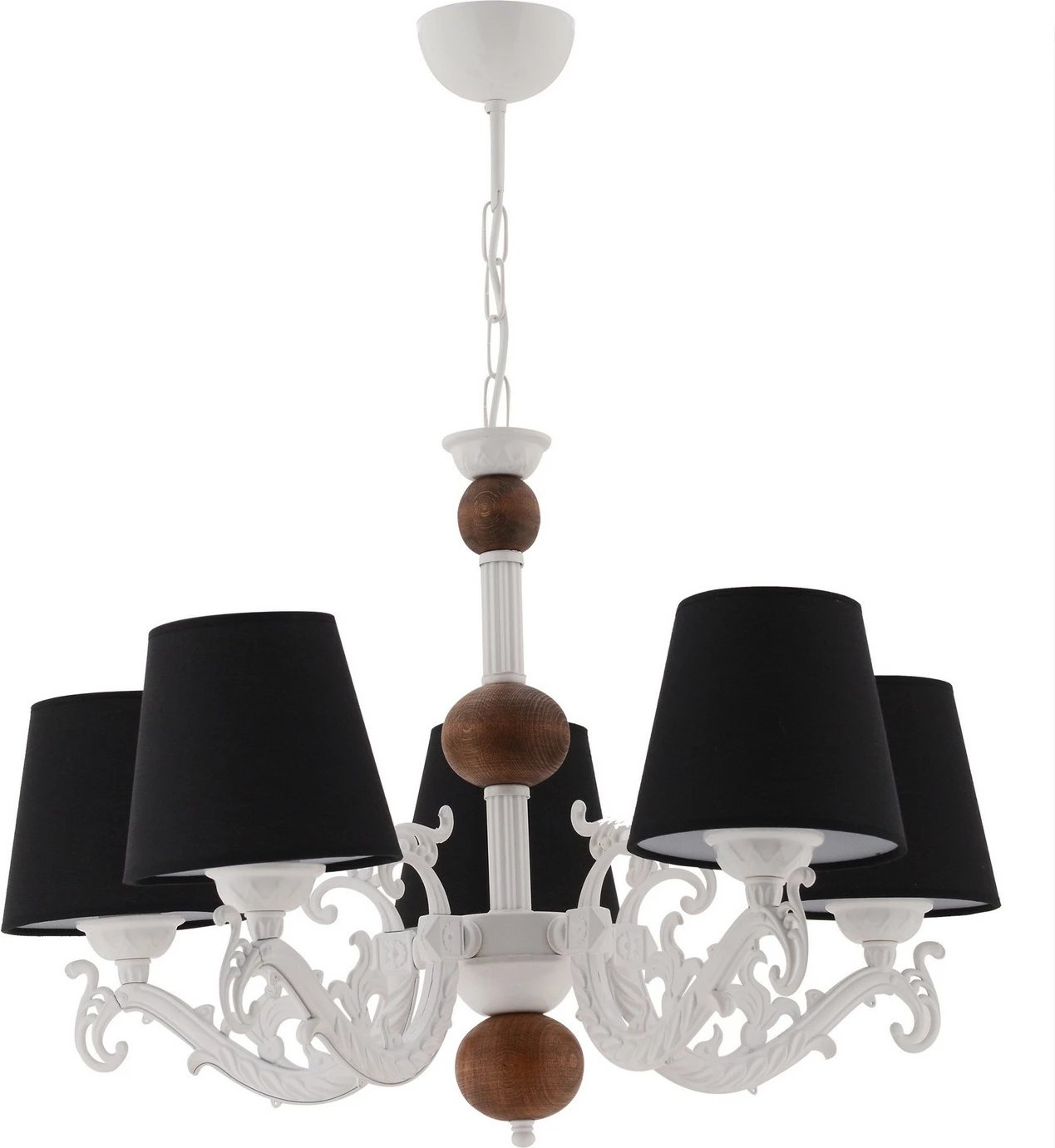 Llambë qendrore Opviq, Fiona Wood, e zezë, e bardhë, kafe