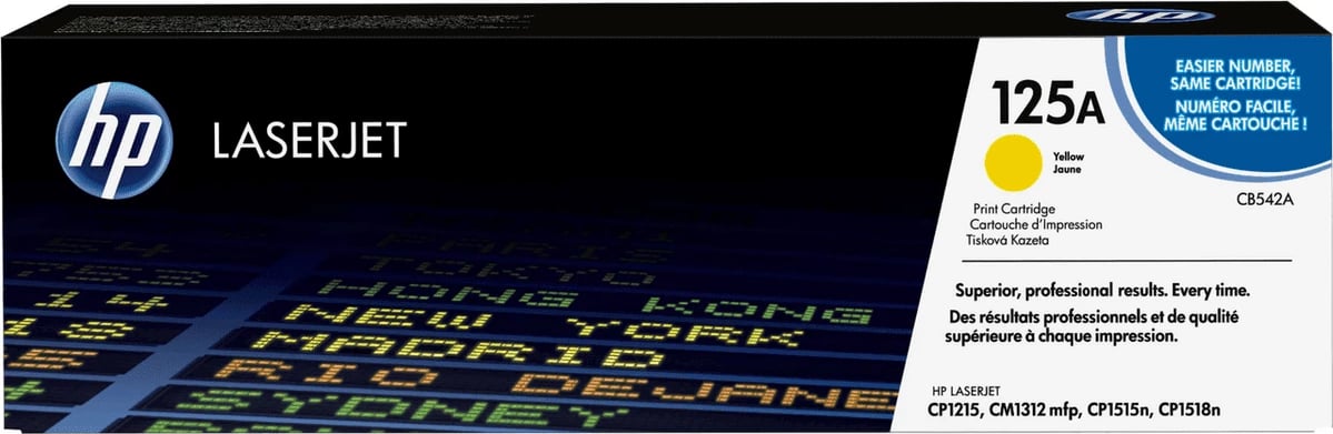 Toner HP 125A CB542A rendiment 1400 faqe, e verdhë