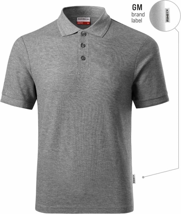 Maicë polo për meshkuj Rimeck, e hirtë