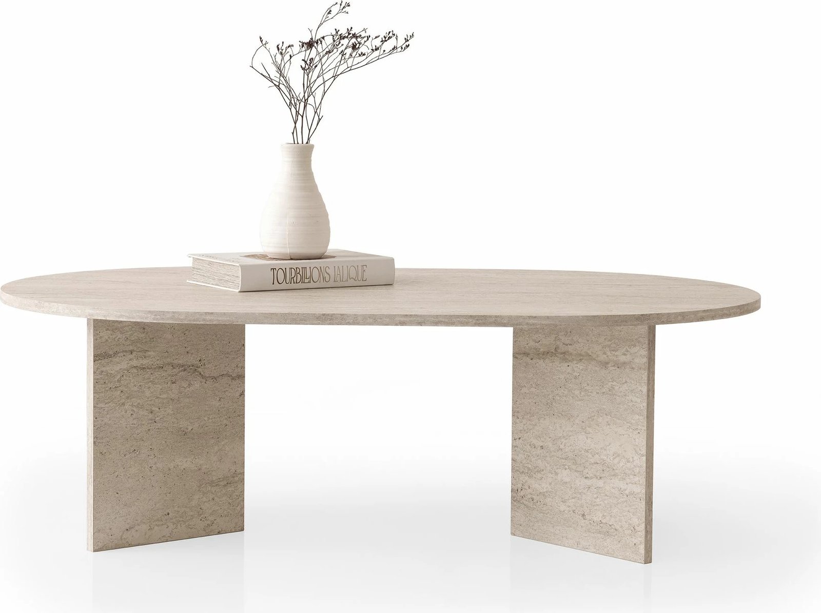 Tavolinë kafeje Skye Decor, ngjyrë travertine, Oscar - 9544