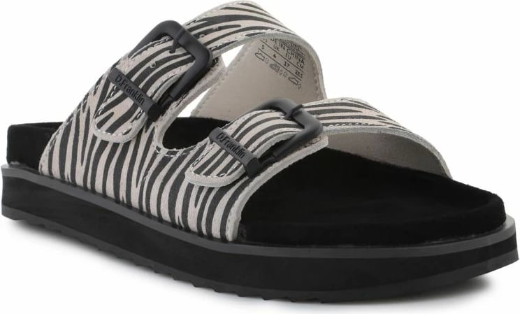 Sandale D.Franklin, zebra