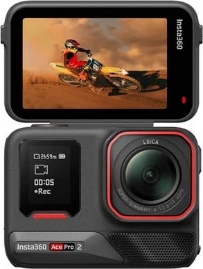 Kamerë aksioni Insta360 Ace Pro 2, 50 MP, 8K Ultra HD, Wi-Fi, E zezë