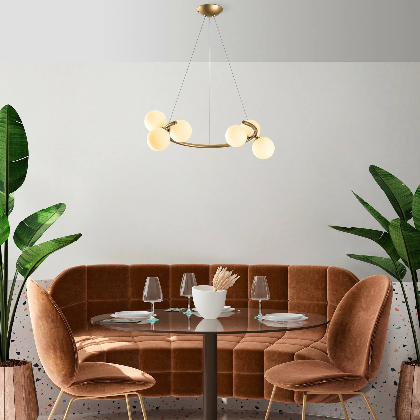 Llambë tavani Opviq, ngjyrë ari, Luminar - 14146