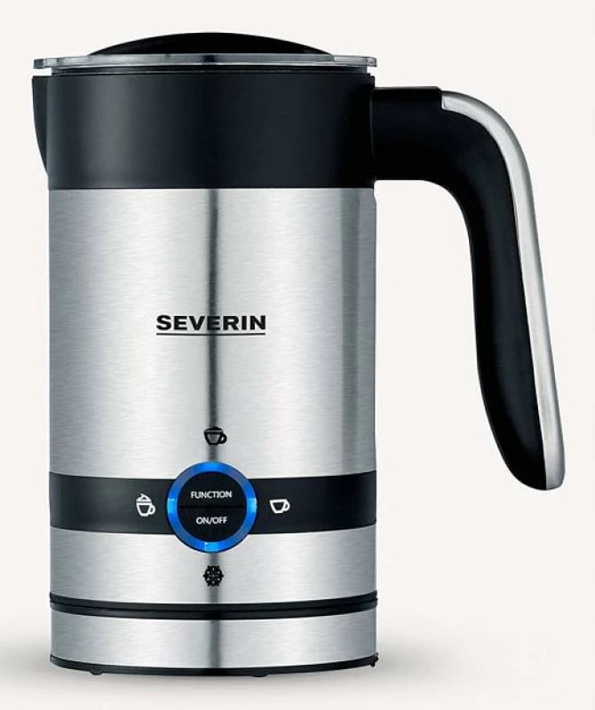 Spumues qumështi Severin SM 3584, inox, 100 ml shkumë / 200 ml ngrohje, bazë 360°, i zi